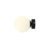 Czarny nowoczesny kinkiet Ball - Czarny/Biały - Aldex 1076C1