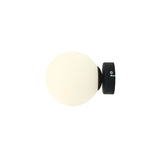 Lampa ścienna, kinkiet - czarna (14cm, 1xE14) Aldex (ball) 1076C1/S - ePlafoniera