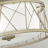 Lampa sufitowa Nest z płatkami srebra - Hinkley