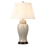 Lampa stołowa z porcelany Ivory Crackle - Elstead Lighting
