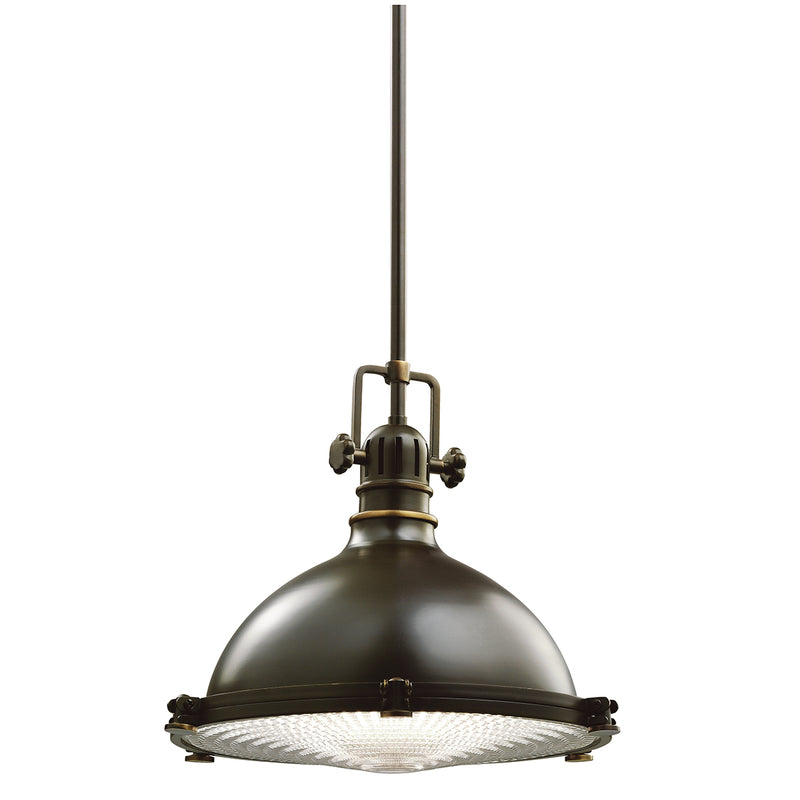 Loftowa lampa wisząca Hatteras - Kichler (brąz, 34cm, 1xE27)