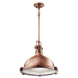 Industrialna, metalowa lampa wisząca 60cm (miedź) do kuchni, salonu kawiarni (1xE27) Kichler (Hatteras)