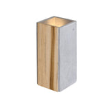 Betonowy kinkiet - drewno, lampa ścienna do salonu sypialni kuchni (2x GU10) (Orto Teak) Loftlight