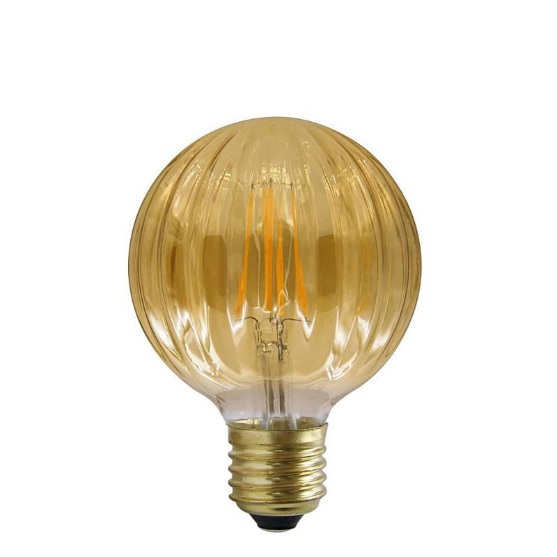 Żarówka LED E27 Filament amber (G100, 4W = 38W) (450lm, 2700K) Polux/SANLD0256