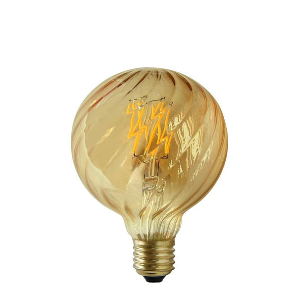 Żarówka LED E27 Filament amber (G95, 4W = 38W) (450lm, 2700K) Polux/SANLD0258
