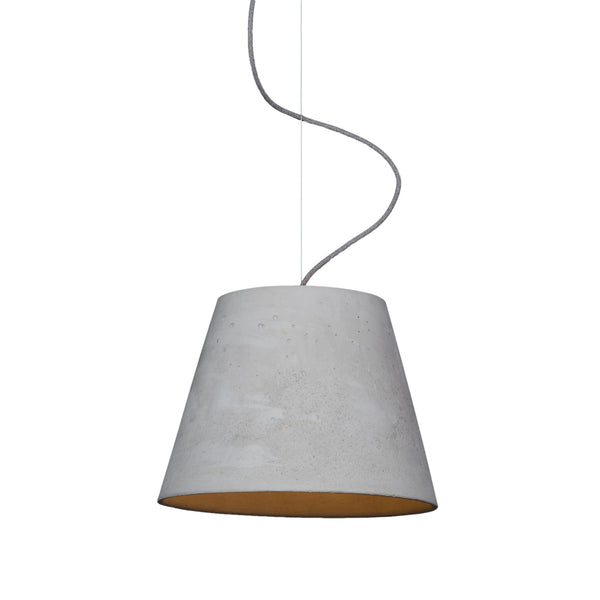 Betonowa lampa do salonu kuchni - wisząca nowoczesna industrialna (1xE27) (Kopa 36) Loftlight